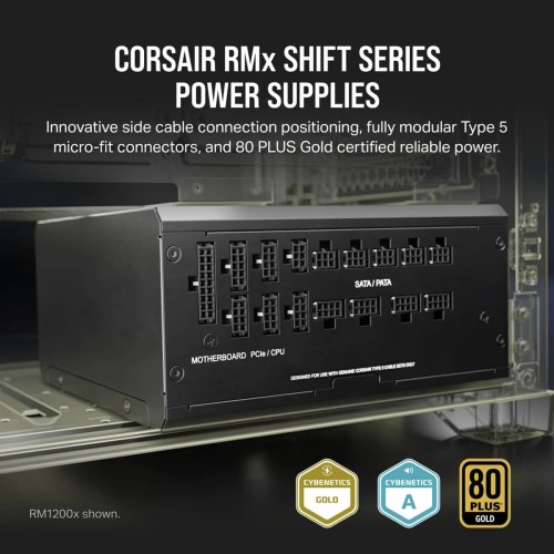 Corsair RM750x Shift 750W Τροφοδοτικό Υπολογιστή Full Modular 80 Plus Gold