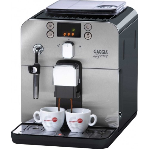 Gaggia Brera Αυτόματη Μηχανή Espresso 1400W Πίεσης 15bar με Μύλο Άλεσης Μαύρη