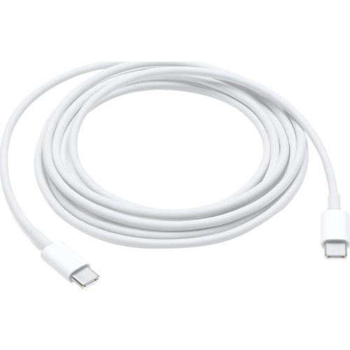 Apple USB 3.1 Cable USB-C male - USB-C 96W Λευκό 2m (MLL82ZM/A)