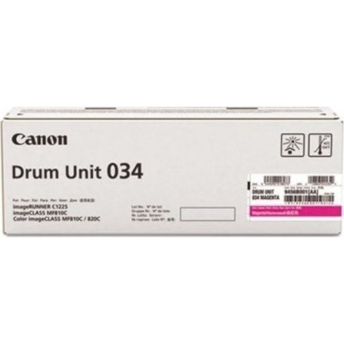 Canon 034 Γνήσιο Drum Laser Εκτυπωτή Ματζέντα 34000 Σελίδων (9456B001)