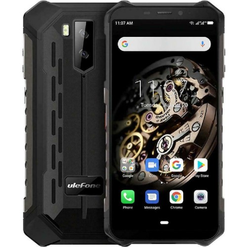 SUNSHINE SS-057 TPU hydrogel Τζαμάκι Προστασίας για Ulefone Armor X5 Dual SIM (3GB/32GB) Ανθεκτικό Smartphone Μαύρο