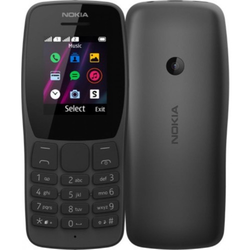SUNSHINE SS-057 TPU hydrogel Τζαμάκι Προστασίας για Nokia 110 (2019) Dual SIM Κινητό με Κουμπιά (Ελληνικό Μενού) Μαύρο