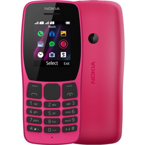SUNSHINE SS-057R Frosted Hydrogel Τζαμάκι Προστασίας για Nokia 110 (2019) Dual SIM Κινητό με Κουμπιά (Αγγλικό Menu) Ροζ