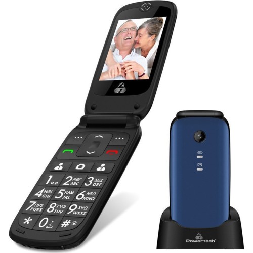 SUNSHINE SS-057A HQ HYDROGEL Τζαμάκι Προστασίας για Powertech Sentry IV Dual SIM Κινητό με Μεγάλα Κουμπιά (Ελληνικό Μενού) Μπλε