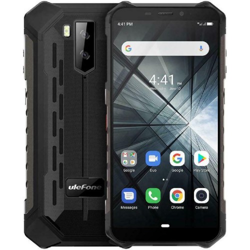 SUNSHINE SS-057R Frosted Hydrogel Τζαμάκι Προστασίας για Ulefone Armor X3 Dual SIM (2GB/32GB) Ανθεκτικό Smartphone Μαύρο