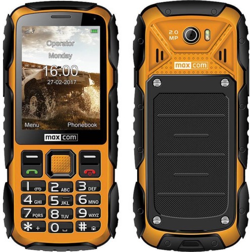 SUNSHINE SS-057A HQ HYDROGEL Τζαμάκι Προστασίας για MaxCom Strong MM920 Single SIM Ανθεκτικό Κινητό με Κουμπιά Πορτοκαλί