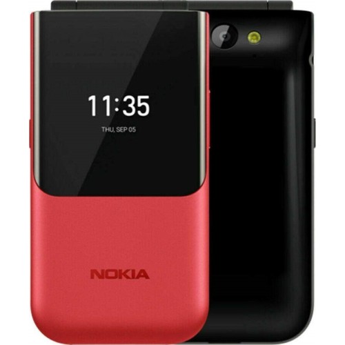 SUNSHINE SS-057 TPU hydrogel Τζαμάκι Προστασίας για Nokia 2720 Flip (512MB/4GB) Dual SIM Κινητό με Κουμπιά Κόκκινο