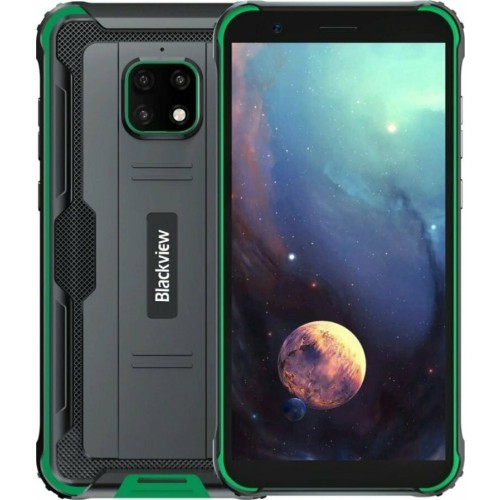 SUNSHINE SS-057A HQ HYDROGEL Τζαμάκι Προστασίας για BlackView BV4900 Dual SIM (3GB/32GB) Ανθεκτικό Smartphone Πράσινο