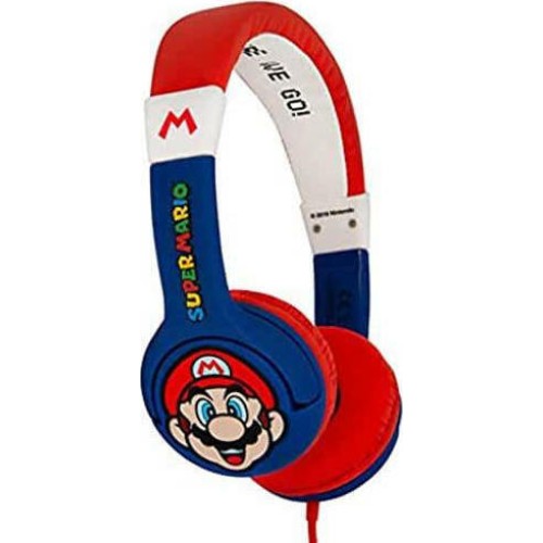 OTL Super Mario Ενσύρματα On Ear Παιδικά Ακουστικά Μπλε