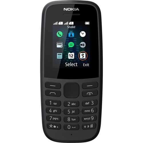 SUNSHINE SS-057R Frosted Hydrogel Τζαμάκι Προστασίας για Nokia 105 (2019) Dual SIM Κινητό με Κουμπιά (Αγγλικό Μενού) Μαύρο
