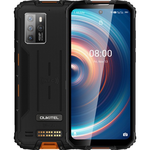 SUNSHINE SS-057 TPU hydrogel Τζαμάκι Προστασίας για Oukitel WP10 5G Dual SIM (8GB/128GB) Ανθεκτικό Smartphone Πορτοκαλί