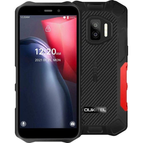 SUNSHINE SS-057A HQ HYDROGEL Τζαμάκι Προστασίας για Oukitel WP12 Pro Dual SIM (4GB/64GB) Ανθεκτικό Smartphone Red