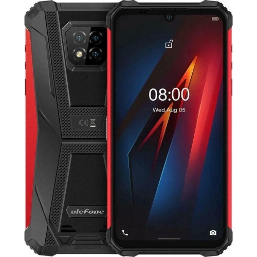 SUNSHINE SS-057R Frosted Hydrogel Τζαμάκι Προστασίας για Ulefone Armor 8 Pro (6GB/128GB) Ανθεκτικό Smartphone Red
