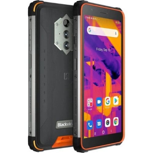 SUNSHINE SS-057 TPU hydrogel Τζαμάκι Προστασίας για BlackView BV6600 Pro (4GB/64GB) Ανθεκτικό Smartphone Sunset Orange