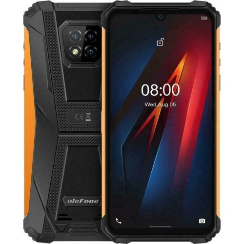 SUNSHINE SS-057A HQ HYDROGEL Τζαμάκι Προστασίας για Ulefone Armor 8 Pro Dual SIM (8GB/128GB) Ανθεκτικό Smartphone Orange
