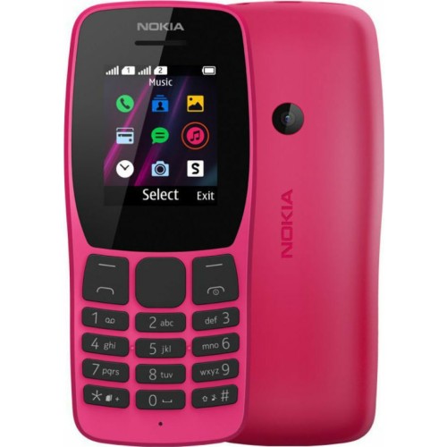 SUNSHINE SS-057R Frosted Hydrogel Τζαμάκι Προστασίας για Nokia 110 (2019) Dual SIM Κινητό με Κουμπιά (Ελληνικό Μενού) Pink