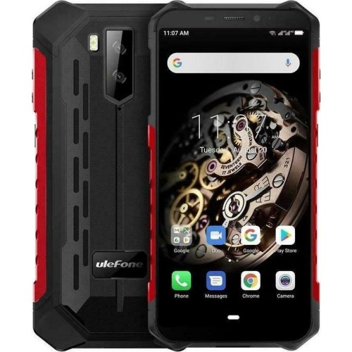 SUNSHINE SS-057A HQ HYDROGEL Τζαμάκι Προστασίας για Ulefone Armor X9 Dual SIM (3GB/32GB) Ανθεκτικό Smartphone Κόκκινο