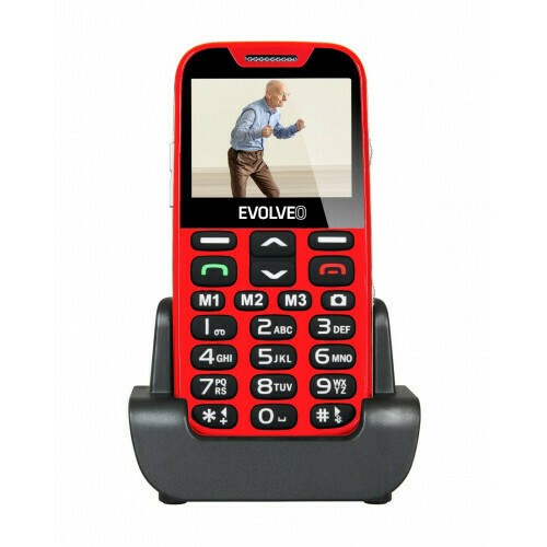 SUNSHINE SS-057A HQ HYDROGEL Τζαμάκι Προστασίας για Evolveo Easyphone XD Single SIM Κινητό με Μεγάλα Κουμπιά Κόκκινο