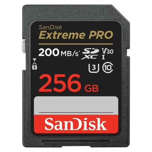 Sandisk Extreme Pro SDXC 256GB Class 10 U3 V30 UHS-I (200MB/s)