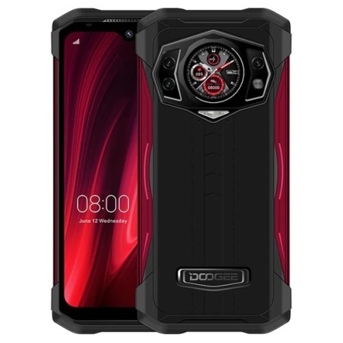 SUNSHINE SS-057R Frosted Hydrogel Τζαμάκι Προστασίας για Doogee S98 Dual SIM (8GB/256GB) Ανθεκτικό Smartphone Wine Red