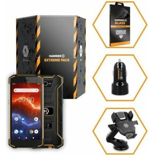 SUNSHINE SS-057R Frosted Hydrogel Τζαμάκι Προστασίας για Hammer Energy 2 Eco Extreme Pack Dual SIM (3GB/32GB) Ανθεκτικό Smartphone Black / Orange