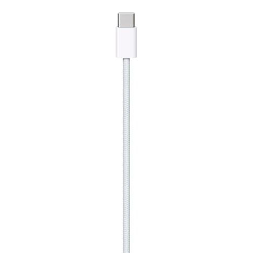 Apple Braided USB 2.0 Cable USB-C male - USB-C Λευκό 1m (MQKJ3ZM/A)