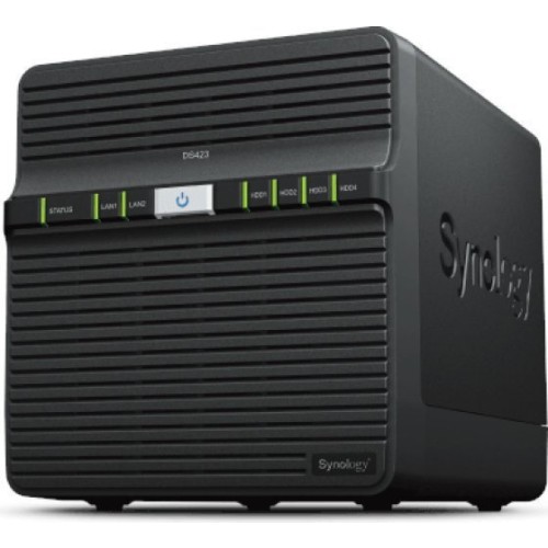 Synology DS423 NAS Tower με 4 θέσεις για HDD/SSD και 2 θύρες Ethernet