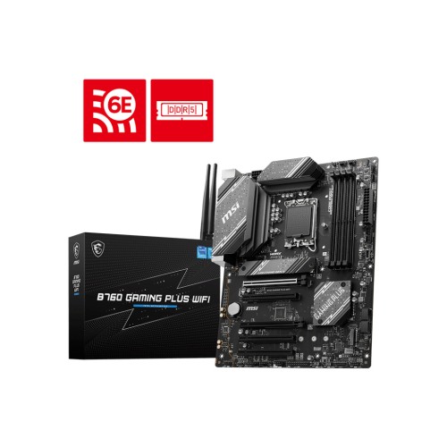 MSI Pro B760 Gaming Plus WIFI Motherboard ATX με Intel 1700 Socket