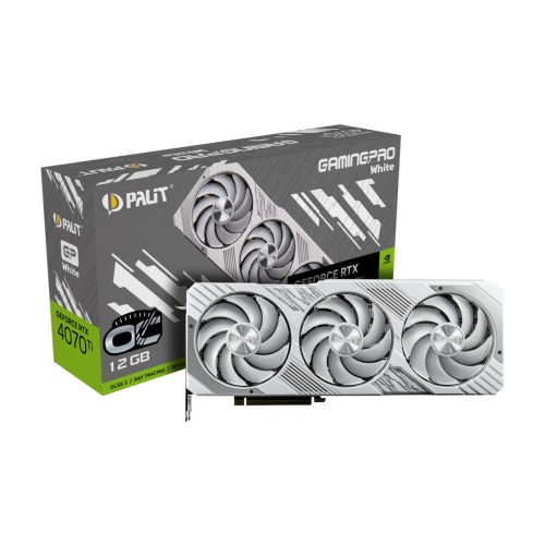Palit GeForce RTX 4070 12GB GDDR6X GamingPro OC White Κάρτα Γραφικών