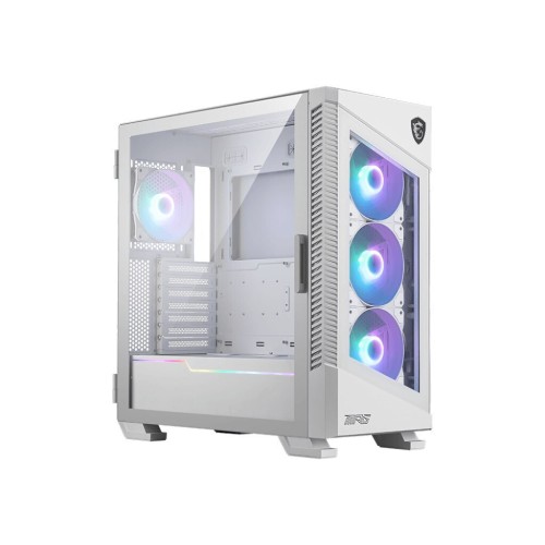 MSI MPG Velox 100R Gaming Midi Tower Κουτί Υπολογιστή με Πλαϊνό Παράθυρο Λευκό