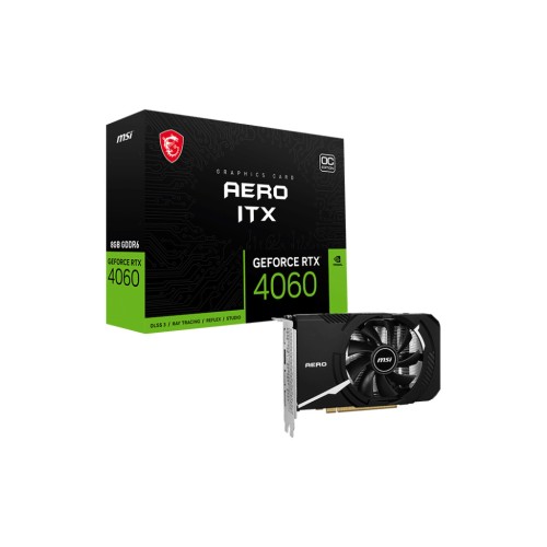 MSI GeForce RTX 4060 8GB GDDR6 Aero ITX OC Κάρτα Γραφικών