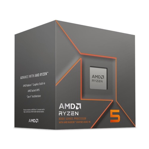 AMD Ryzen 5 8500G 3.5GHz Επεξεργαστής 6 Πυρήνων για Socket AM5 σε Κουτί με Ψύκτρα