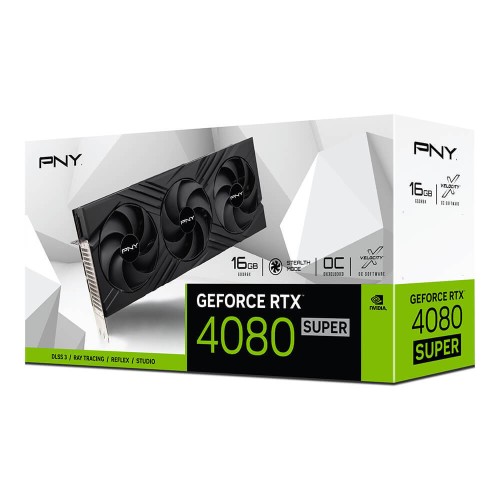 PNY GeForce RTX 4080 Super 16GB GDDR6X TF VERTO Κάρτα Γραφικών