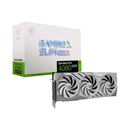 MSI GeForce RTX 4080 Super 16GB GDDR6X Gaming X Slim White Κάρτα Γραφικών (912-v511-220