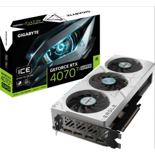 Gigabyte GeForce RTX 4070 Ti Super 16GB GDDR6X Eagle OC ICE Κάρτα Γραφικών