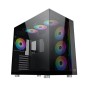 Xigmatek AQUA Ultra Gaming Full Tower Κουτί Υπολογιστή με Πλαϊνό Παράθυρο και RGB Φωτισμό Μαύρο