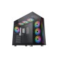 Xigmatek AQUA Ultra Air Gaming Full Tower Κουτί Υπολογιστή με Πλαϊνό Παράθυρο και RGB Φωτισμό Μαύρο