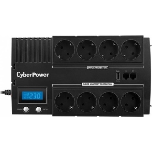 CyberPower BR700ELCD UPS Line-Interactive 700VA 420W με 8 Schuko Πρίζες