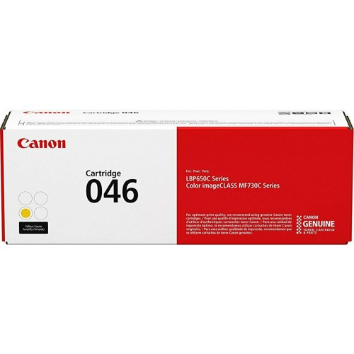 Canon 046 Γνήσιο Toner Laser Εκτυπωτή Κίτρινο 2300 Σελίδων 1247C002