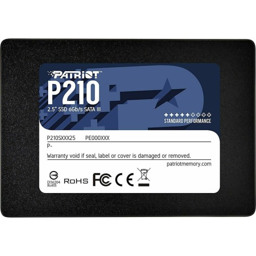 Patriot P210 SSD 256GB τύπου 2.5'' με σύνδεση SATA III P210S256G25