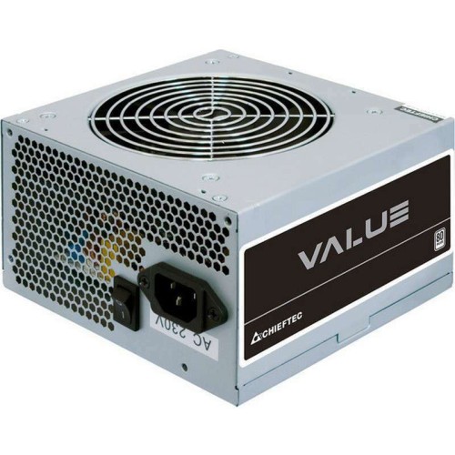 Chieftec Value Series 500W Γκρι Τροφοδοτικό Υπολογιστή Full Wired 80 Plus Standard