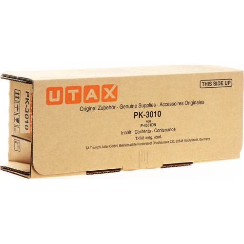Utax PK-3010 Γνήσιο Toner Laser Εκτυπωτή Μαύρο 12500 Σελίδων (1T02T90UT0)