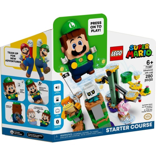 LEGO Super Mario Adventures with Luigi Starter Course για 6+ Ετών 71387