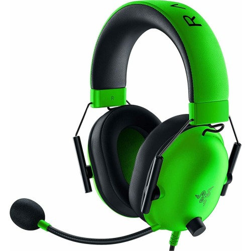 Razer BlackShark V2 X Over Ear Gaming Headset με σύνδεση 3.5mm Πράσινο for Nintendo Switch / Nintendo Switch 2 / PC / PS4 / PS5 / XBOX