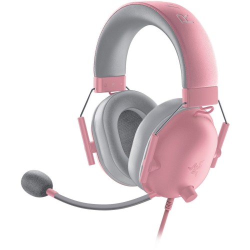 Razer BlackShark V2 X Over Ear Gaming Headset με σύνδεση 3.5mm Quartz for Nintendo Switch / Nintendo Switch 2 / PC / PS4 / PS5 / XBOX