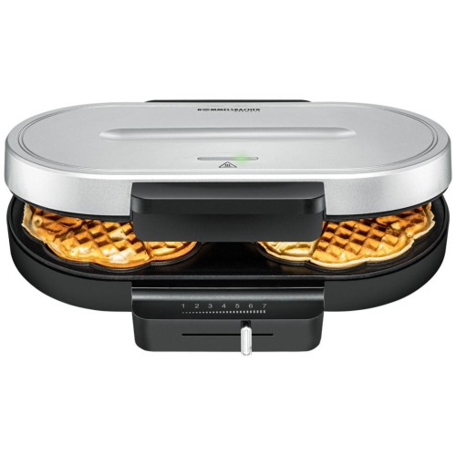 Rommelsbacher WA 1250 Βαφλιέρα για Βάφλες Καρδιά 2 Θέσεων 1250W