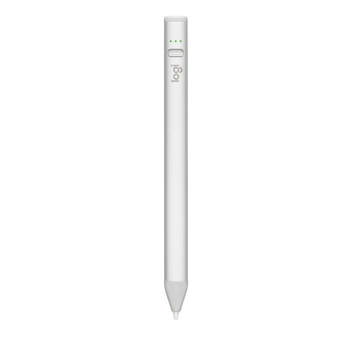 Logitech Crayon Ψηφιακή Γραφίδα Αφής με Palm Rejection για iPad models (2018 and later) σε Ασημί χρώμα 914-000074