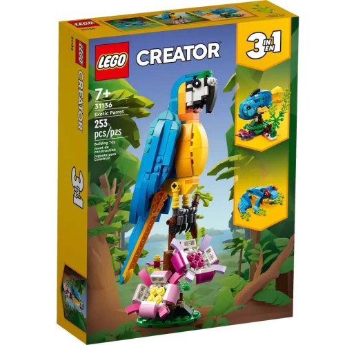 LEGO Creator Exotic Parrot για 7+ Ετών 31136