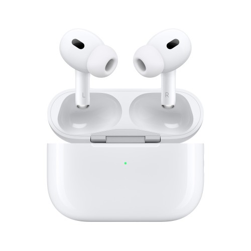 Apple AirPods Pro 2 με MagSafe Charging Case (USB‑C) In-ear Bluetooth Handsfree Ακουστικά με Αντοχή στον Ιδρώτα και Θήκη Φόρτισης Λευκά