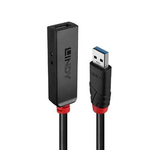 Lindy USB 2.0 Cable USB-A male - USB-A female Μαύρο 5m 43401